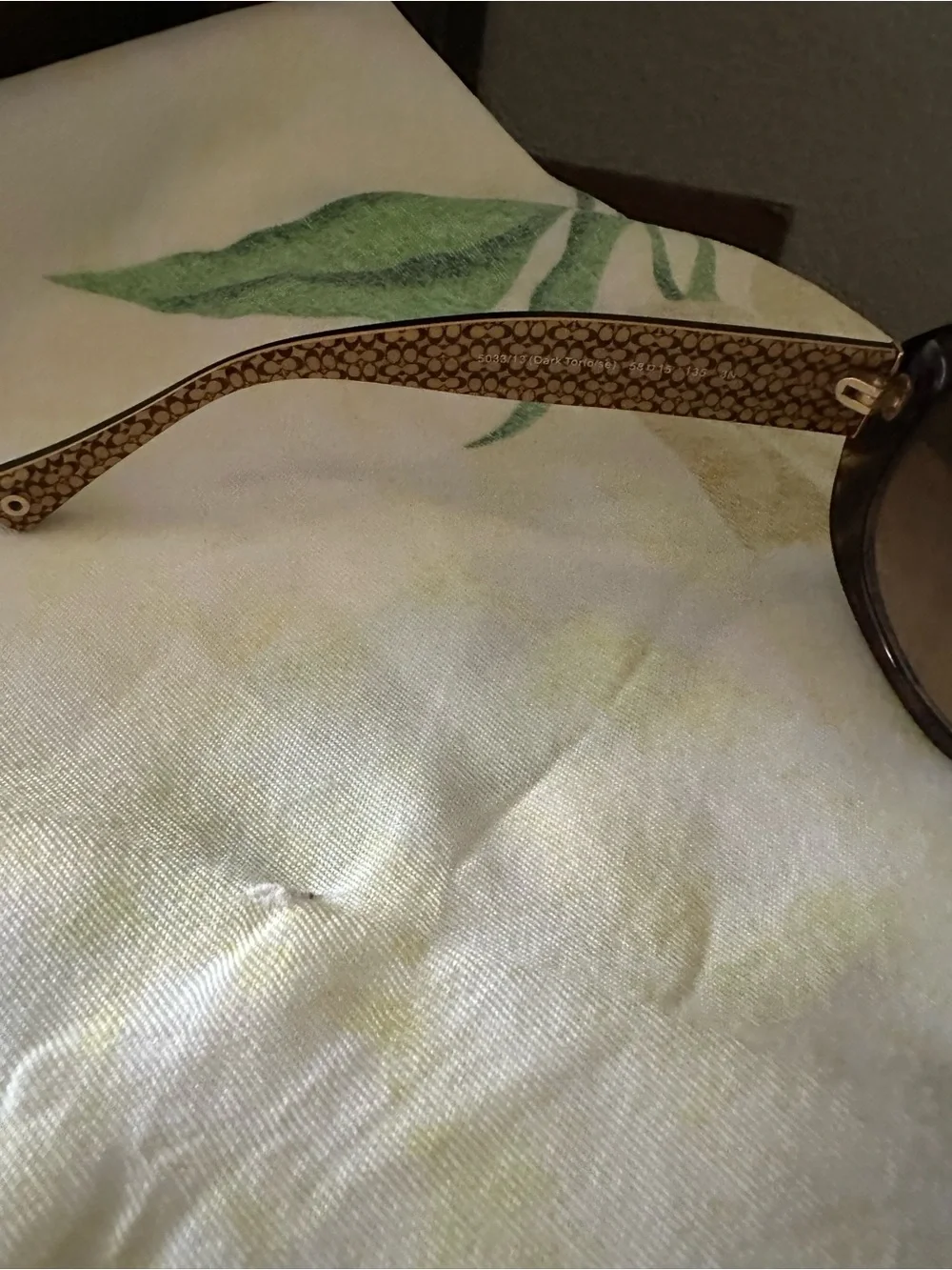 Coach Tortoiseshell Brown Gradient Oversized Sunglasses